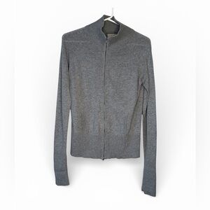 Jacob Women’s Grey Zip-Up Cardigan Large